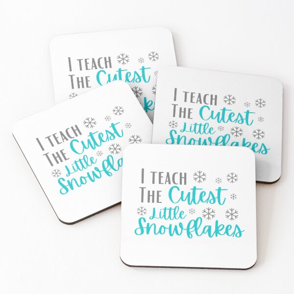 Item preview, I Teach The Cutest Little Snowflakes | Teacher Christmas Gift | Teacher Xmas Gift designed and sold by Presto Prints Design.