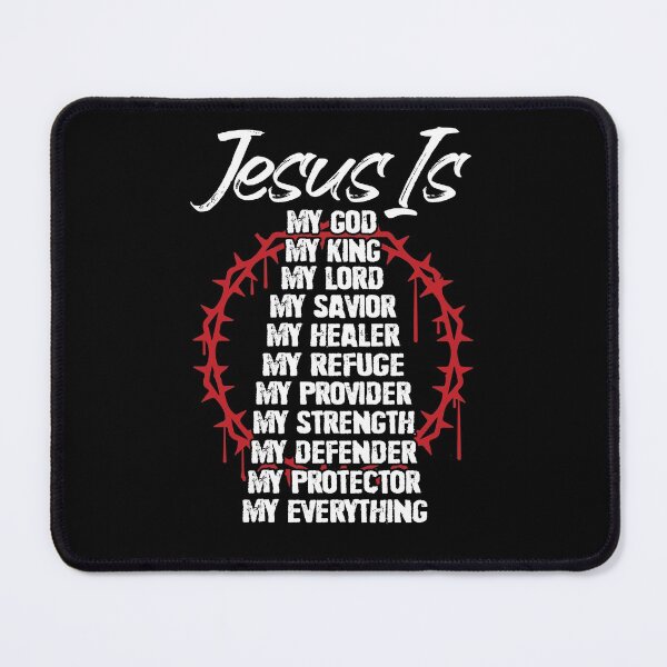 Item preview, Jesus My Savior Lord Christian God Cross Christian designed and sold by Dressed For Duty.
