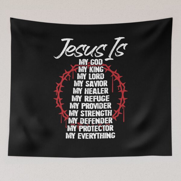 Item preview, Jesus My Savior Lord Christian God Cross Christian designed and sold by Dressed For  Duty.