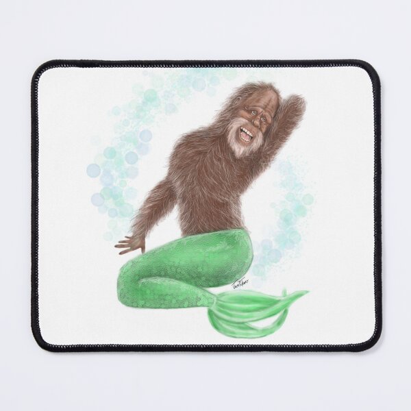 Item preview, SassyMaid (Sasquatch Mermaid) designed and sold by KookyCanvas.