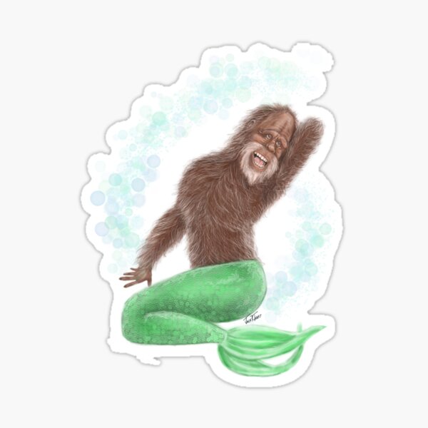 SassyMaid (Sasquatch Mermaid) Sticker