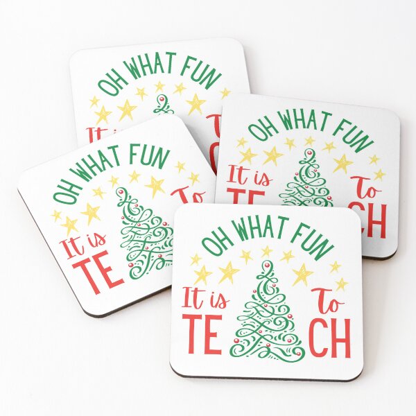 Item preview, Oh What Fun It Is To Teach Teacher Christmas Gift | Teacher Xmas Gift designed and sold by Presto Prints Design.