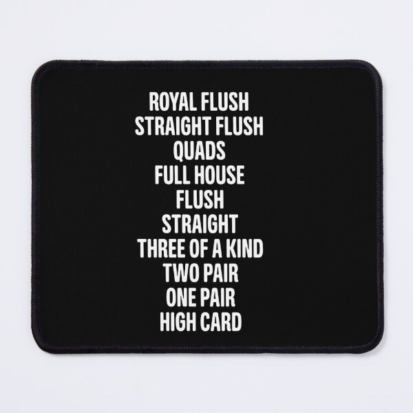 Item preview, Poker Folding,Royal Flush,Straight,Poker Hands,Playing Cards,High Card, Full House, designed and sold by Djikou.