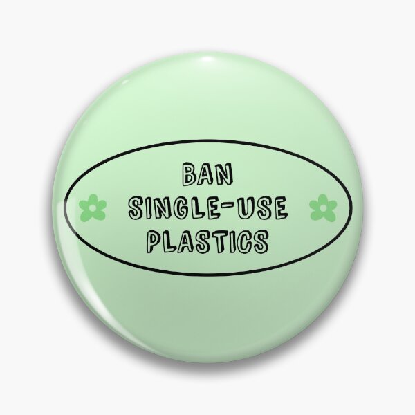 Item preview, Ban Single-Use Plastics - Recycling designed and sold by Picket Club.