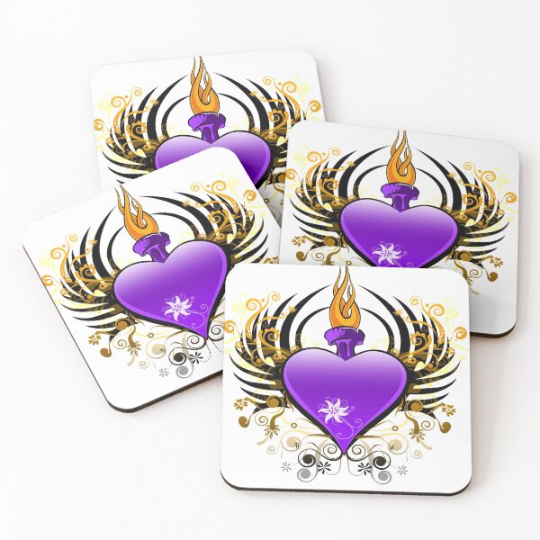 Item preview, Flaming Heart designed and sold by PrettyKitty.