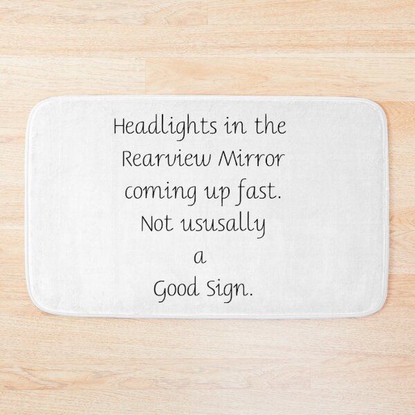 Item preview, Story Starter: Headlights-Rearview-Sign designed and sold by writermore.