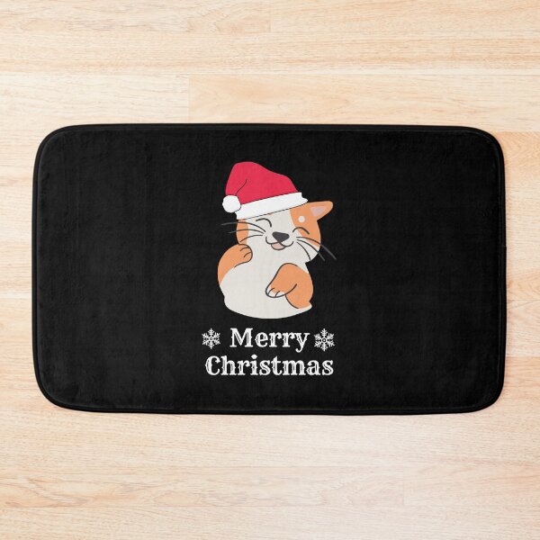 Item preview, Cute Cat Merry Christmas designed and sold by Rsagur12.