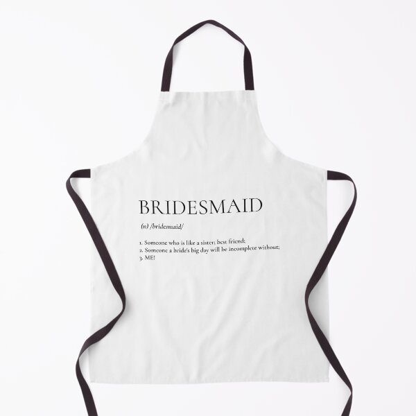 Item preview, Bridesmaid Meaning (black) designed and sold by Allyoudois.