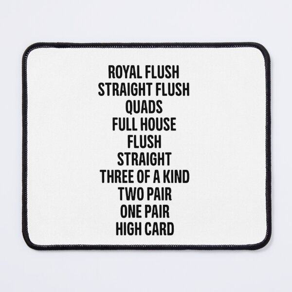 Item preview, Poker Folding,Royal Flush,Straight,Poker Hands,Playing Cards,High Card, Full House, designed and sold by Djikou.