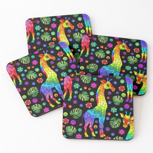 Item preview, Colorful Abstract Giraffe designed and sold by SiouxLove.