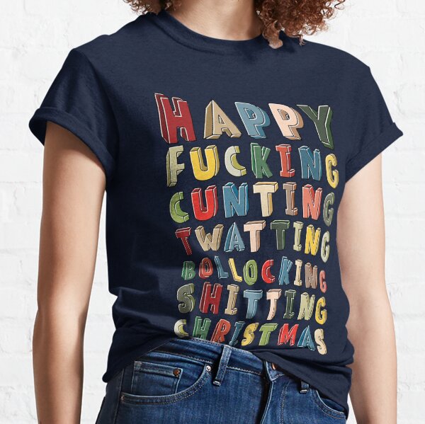 Item preview, Happy Fucking Cunting Twatting Bollocking Shitting Christmas designed and sold by InkyIcarus.
