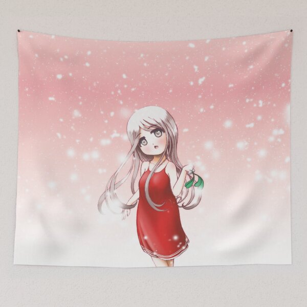 Artikelvorschau, Nettes Mistel-Weihnachtsanime-Mädchen-Original-Charakter-Artwork entworfen und verkauft von sisterloli.