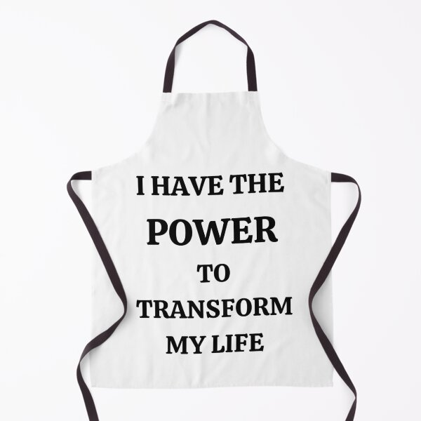 Item preview, I Have The Power To Transform My Life-Black Text designed and sold by Trendi61.