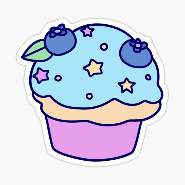 Item preview, Blueberry Cupcake designed and sold by SaradaBoru.