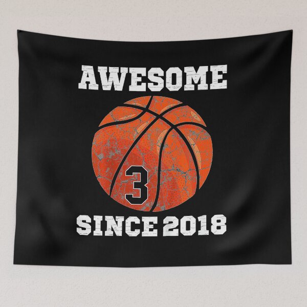 Item preview, Kids 3rd Birthday Basketball Lover Gift 3 Years Old Vintage Retro  designed and sold by Basketball7xt12.