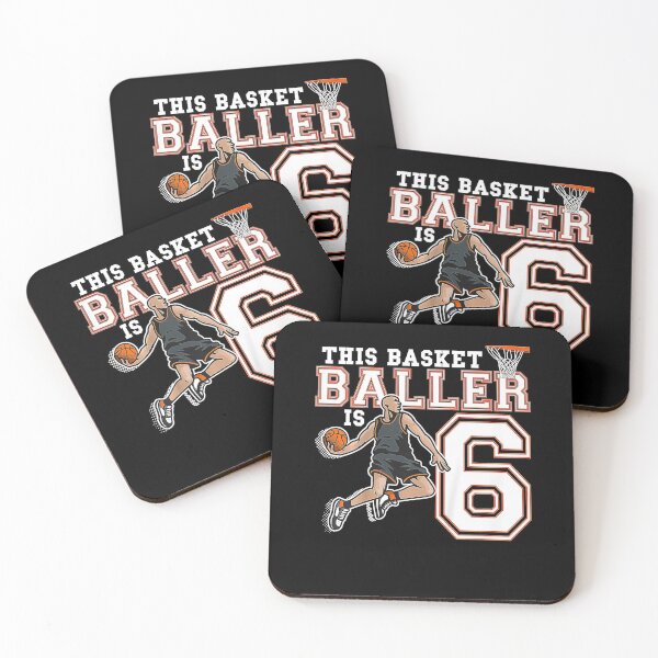 Item preview, Kids 6 Year Old Basketball Birthday Party Hoops Player 6th Gift  designed and sold by Basketball7xt12.