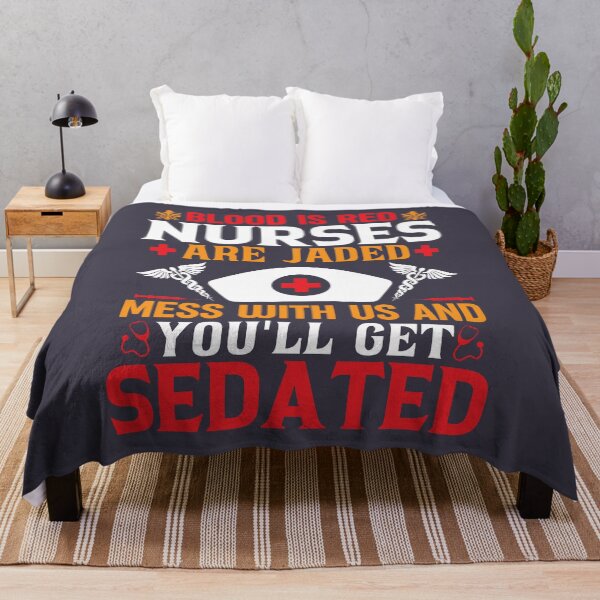 Item preview, Blood Is Red Nurses Are Jaded designed and sold by SewnMemories.