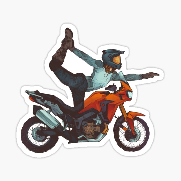 Moto Yogie - Women Who Ride Sticker