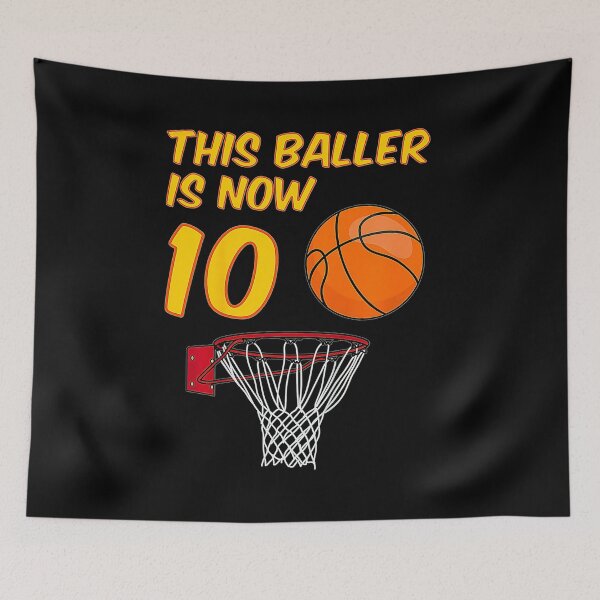 Item preview, Kids 10th Birthday Basketball Hoop 10 Year Old Boy  designed and sold by Basketball7xt12.