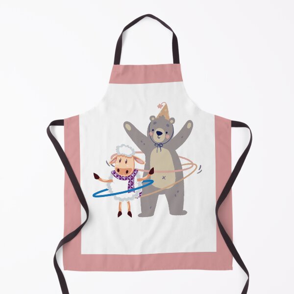 Item preview, Hooping Bear and Lamb, Bear Lamb Duo designed and sold by Naked-Alien.