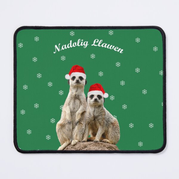 Item preview, Nadolig Llawen Meerkats designed and sold by quentinjlang.