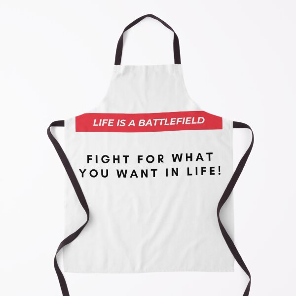 Item preview, Life is a battlefield, fight for what you want designed and sold by MotivationDNA.