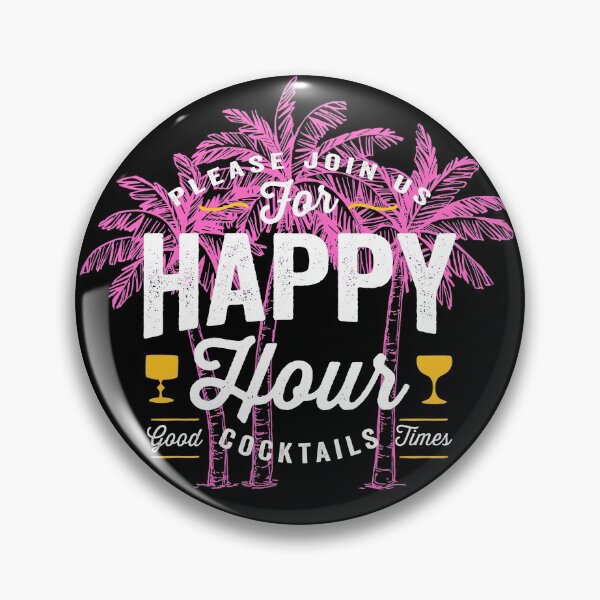 Item preview, Purple Palm Trees and Happy Hour designed and sold by Peter Stawicki.