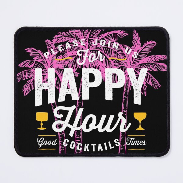 Item preview, Purple Palm Trees and Happy Hour designed and sold by Peter Stawicki.