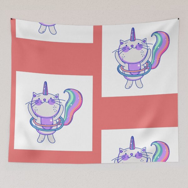 Item preview, Hooping Cat, Hipster Cat designed and sold by Naked-Alien.