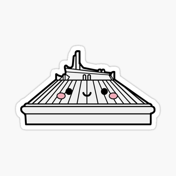 Item preview, Cute Space Mountain designed and sold by CarlStickers.