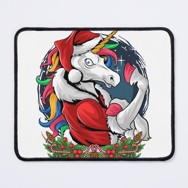 Item preview, Cute Unicorn Santa Design for Girls Women Teenagers - Christmas Evil Unicorn designed and sold by AR Studios.