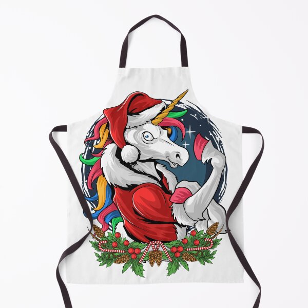Item preview, Cute Unicorn Santa Design for Girls Women Teenagers - Christmas Evil Unicorn designed and sold by AR Studios.
