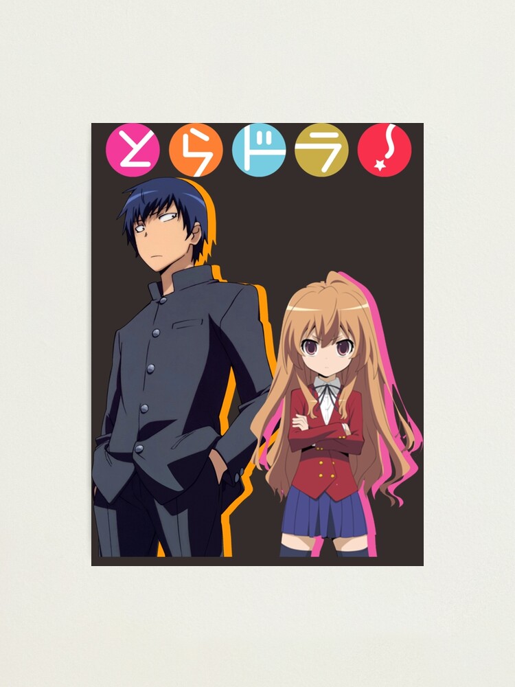 "Toradora! Tiger X Dragon Japanese Version Sticker" Photographic Print for Sale by