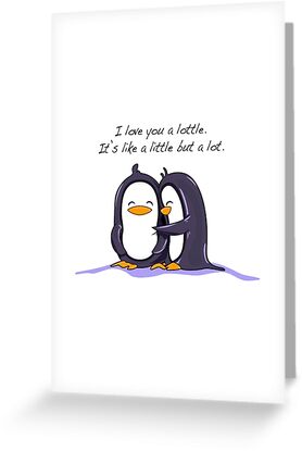 I Like You a Lottle Penguins by latifakadhafi