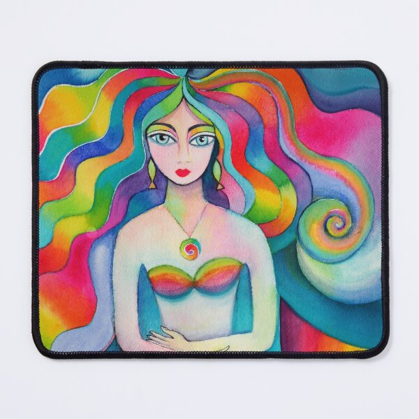 Item preview, Mermaid create art history designed and sold by Karin Zeller.