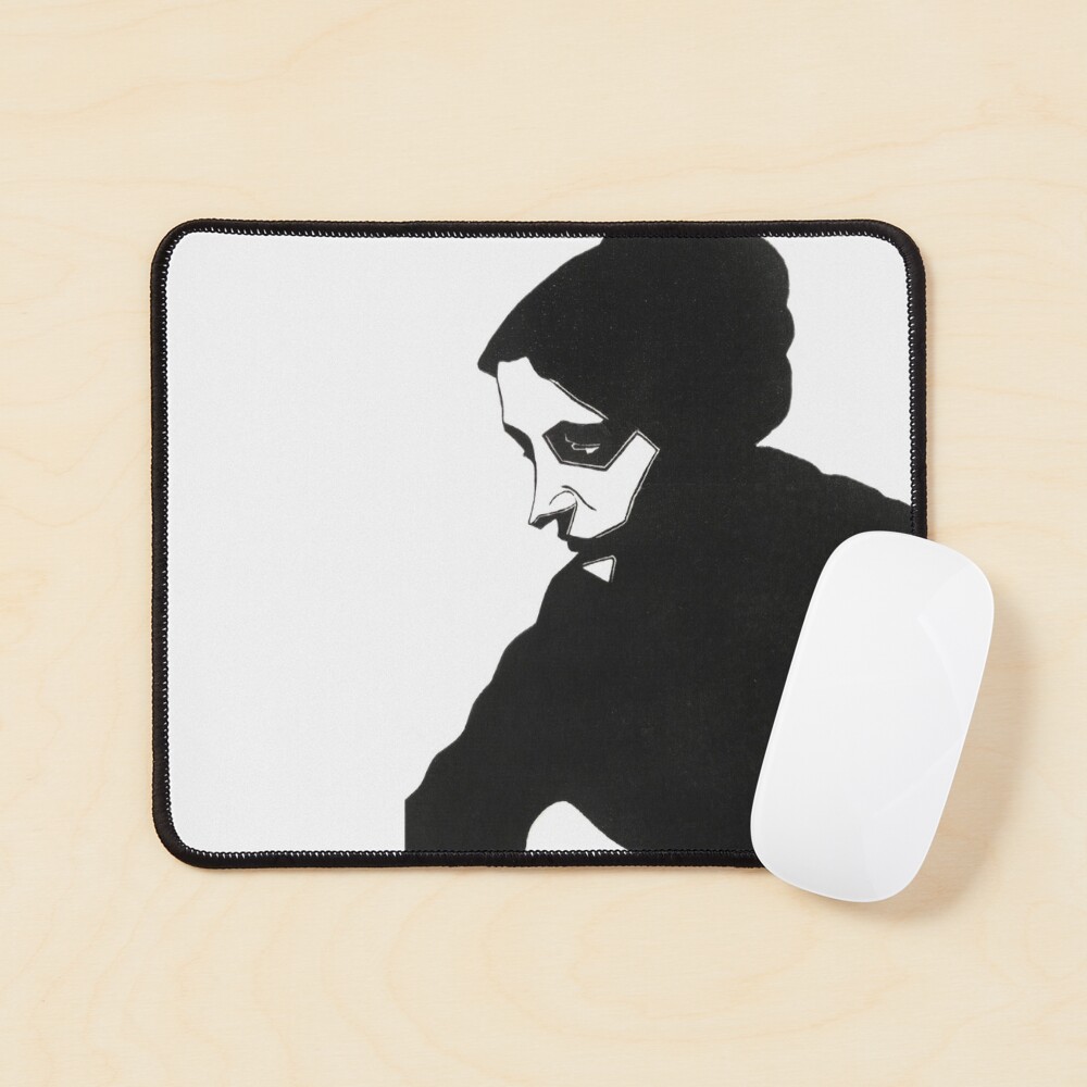 Unknown Woman in Black Mouse Pad