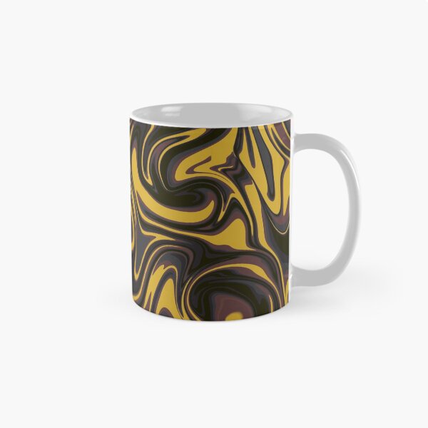Item preview, Abstract yellow purple marble swirl  designed and sold by Tanya Mihe.