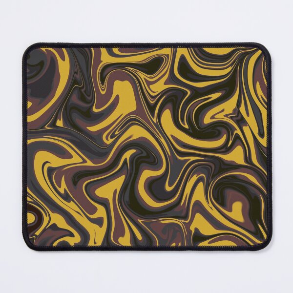 Item preview, Abstract yellow purple marble swirl designed and sold by Tanya Mihe.