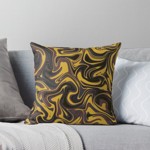 Item preview, Abstract yellow purple marble swirl  designed and sold by Tanya Mihe.