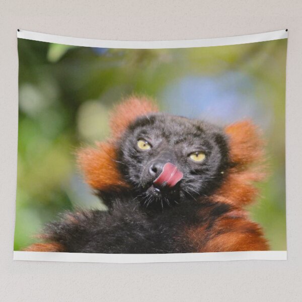 Item preview, Red ruffed lemur  designed and sold by Creativeart1974.