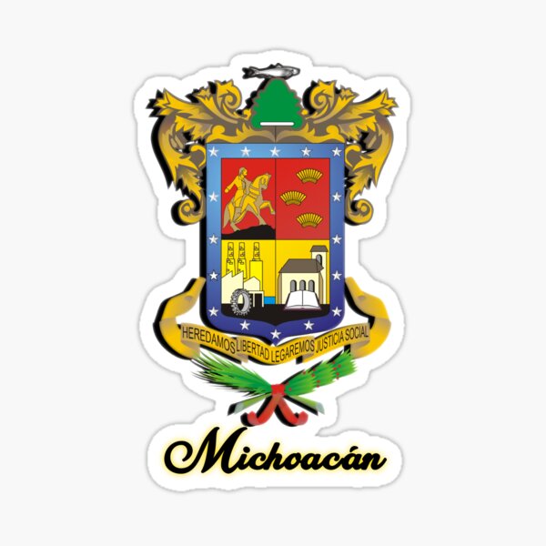 Item preview, Coat of Arms of the beautiful Mexican state , Michoacán  designed and sold by Floradigital.