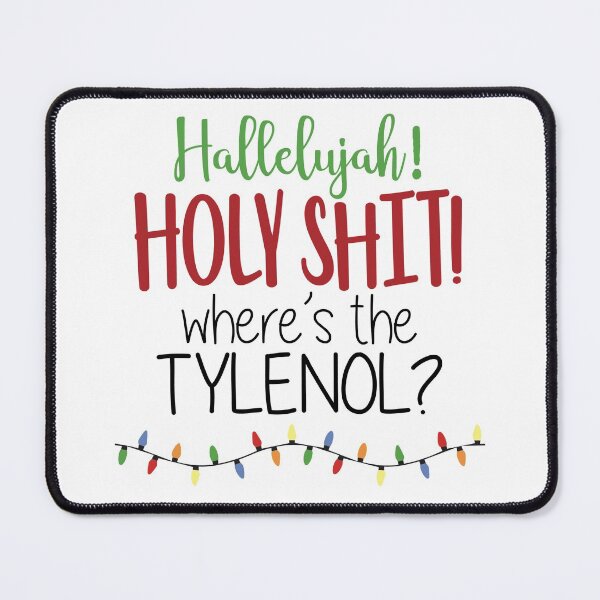 Item preview, Christmas Where's the Tylenol Funny Graphic designed and sold by Marie  Labradore.