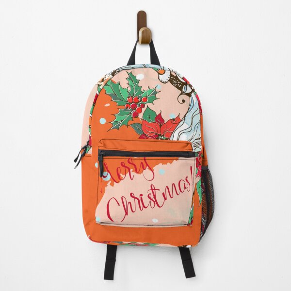 Item preview, Watercolor Christmas Funny Gnome with flowers designed and sold by urban-color.