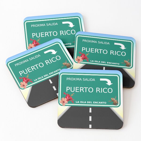 Item preview, Traffic sign -Next exit Puerto Rico. Proxima Salida a Puerto Rico designed and sold by Verle-art.