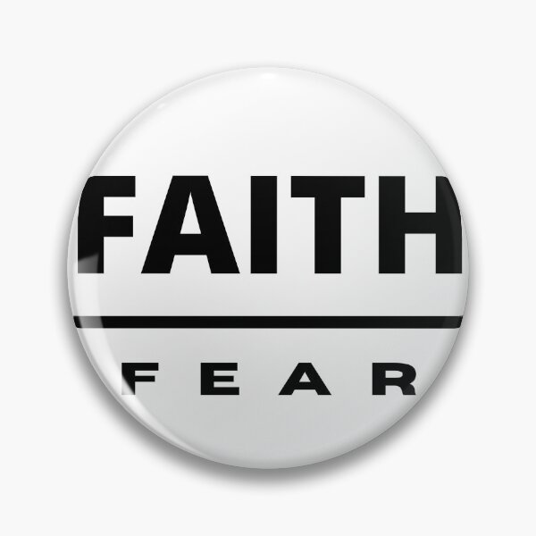 Item preview, Faith Over Fear | Black on White designed and sold by WordsToArt.
