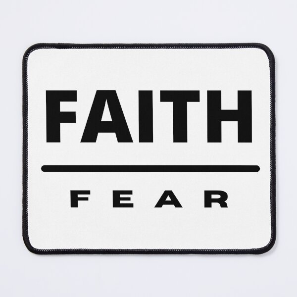 Item preview, Faith Over Fear | Black on White designed and sold by WordsToArt.