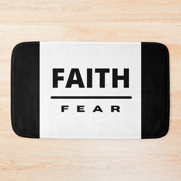 Item preview, Faith Over Fear | Black on White designed and sold by WordsToArt.