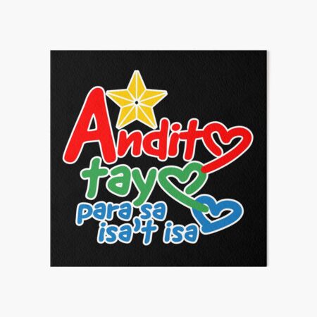 Vista previa del artículo con la obra «andito tayo para sa isa't isa abs-cbn », diseñado y vendido por iyakin10.