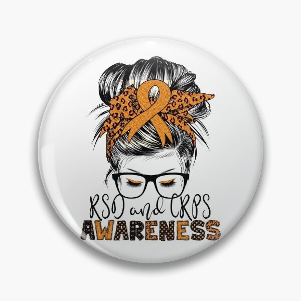 Item preview, RSD/CRPS awareness messy hair bun for women designed and sold by DesignByMai.