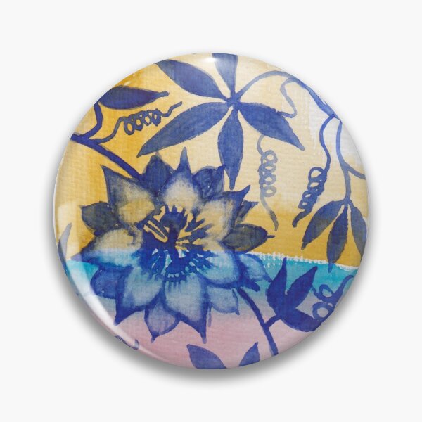 Item preview, Blue passionflower designed and sold by naposyl.